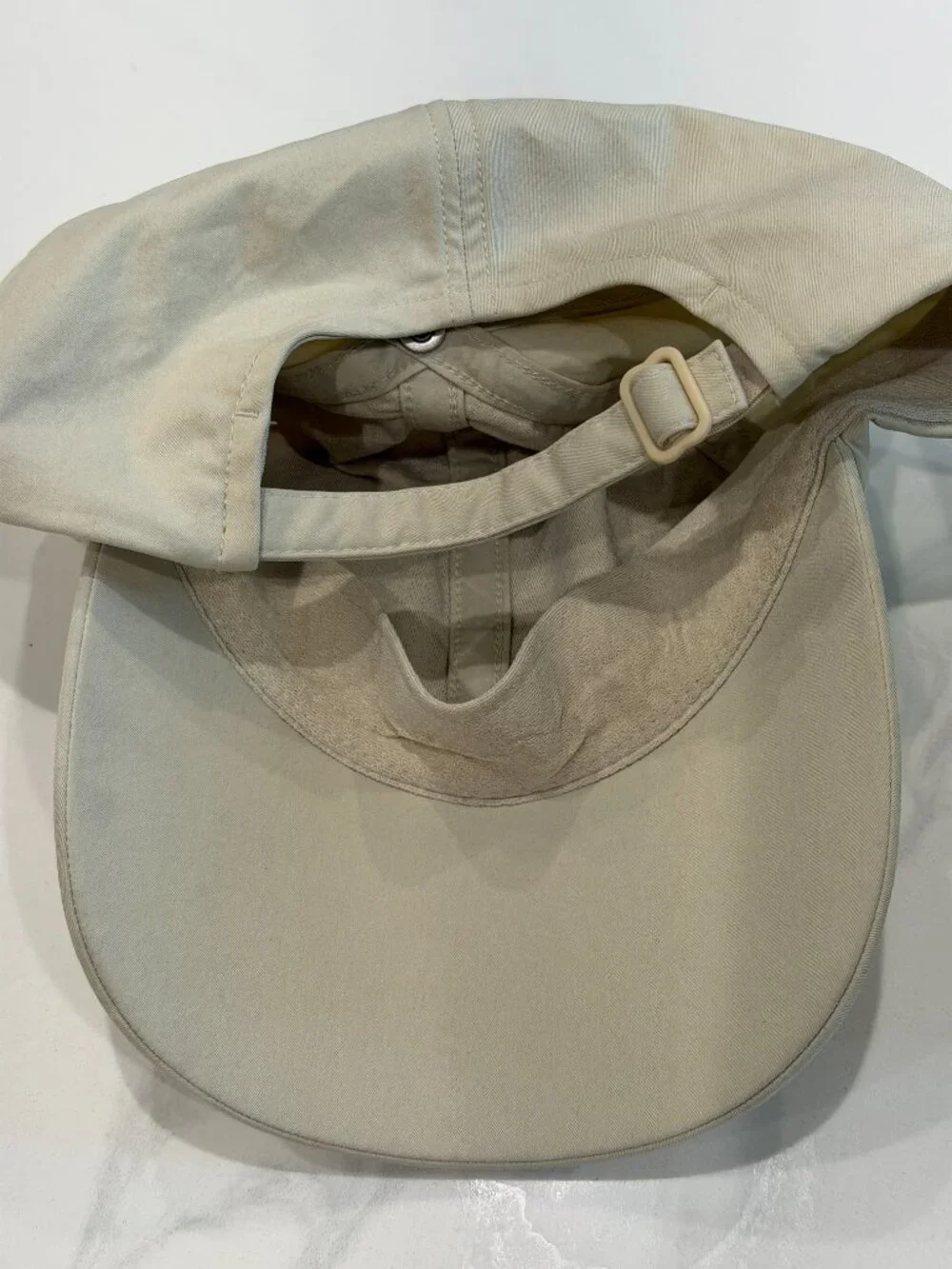 Lululemon Tan/Beige Ponytail Baseball Hat Cap